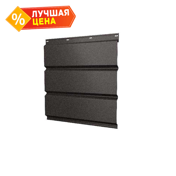 Софит металлический без перфорации 0,5 Rooftop Matte с пленкой RR 32 темно-коричневый