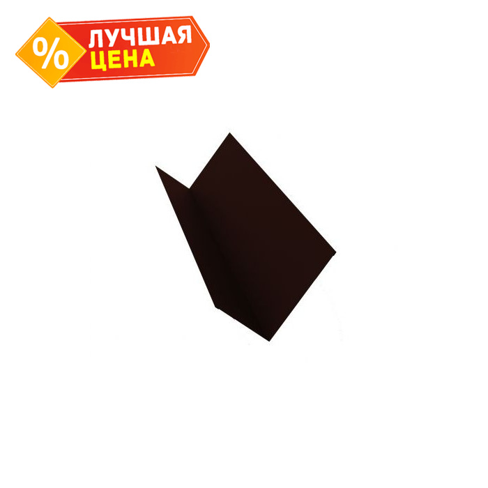Планка примыкания 90х140 0,45 Drap ST RR 32 темно-коричневый