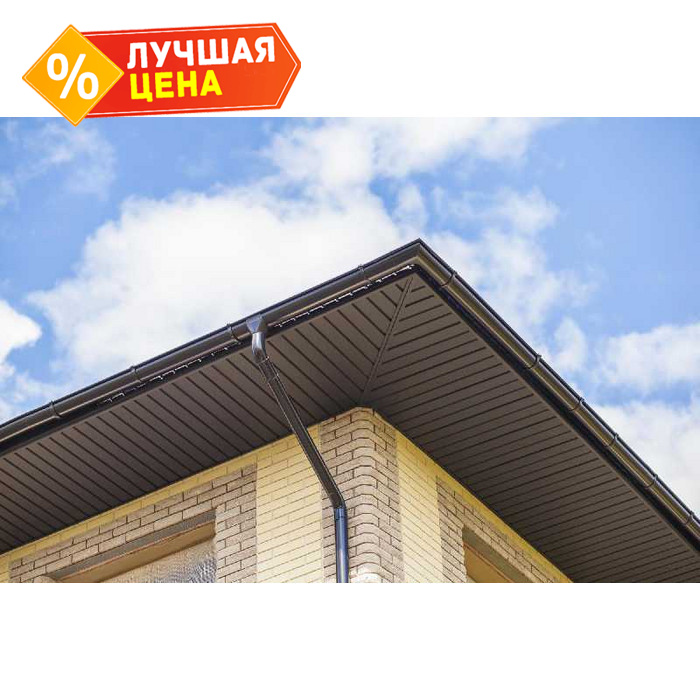 Софит металлический центральная перфорация 0,45 Print Elite с пленкой Sand Stone