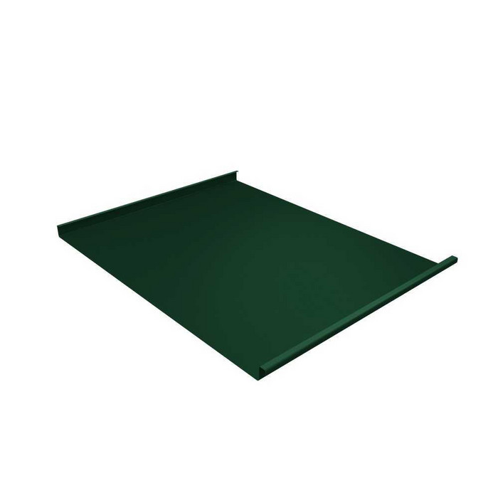 Фальцевая кровля Фальц двойной стоячий Grand Line 0,5 Satin Matt RAL 6005 Зеленый Мох - фото №1